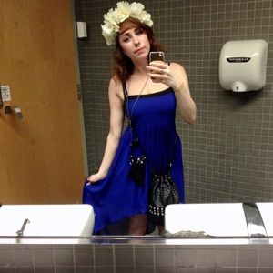 Cobalt High Low Dress